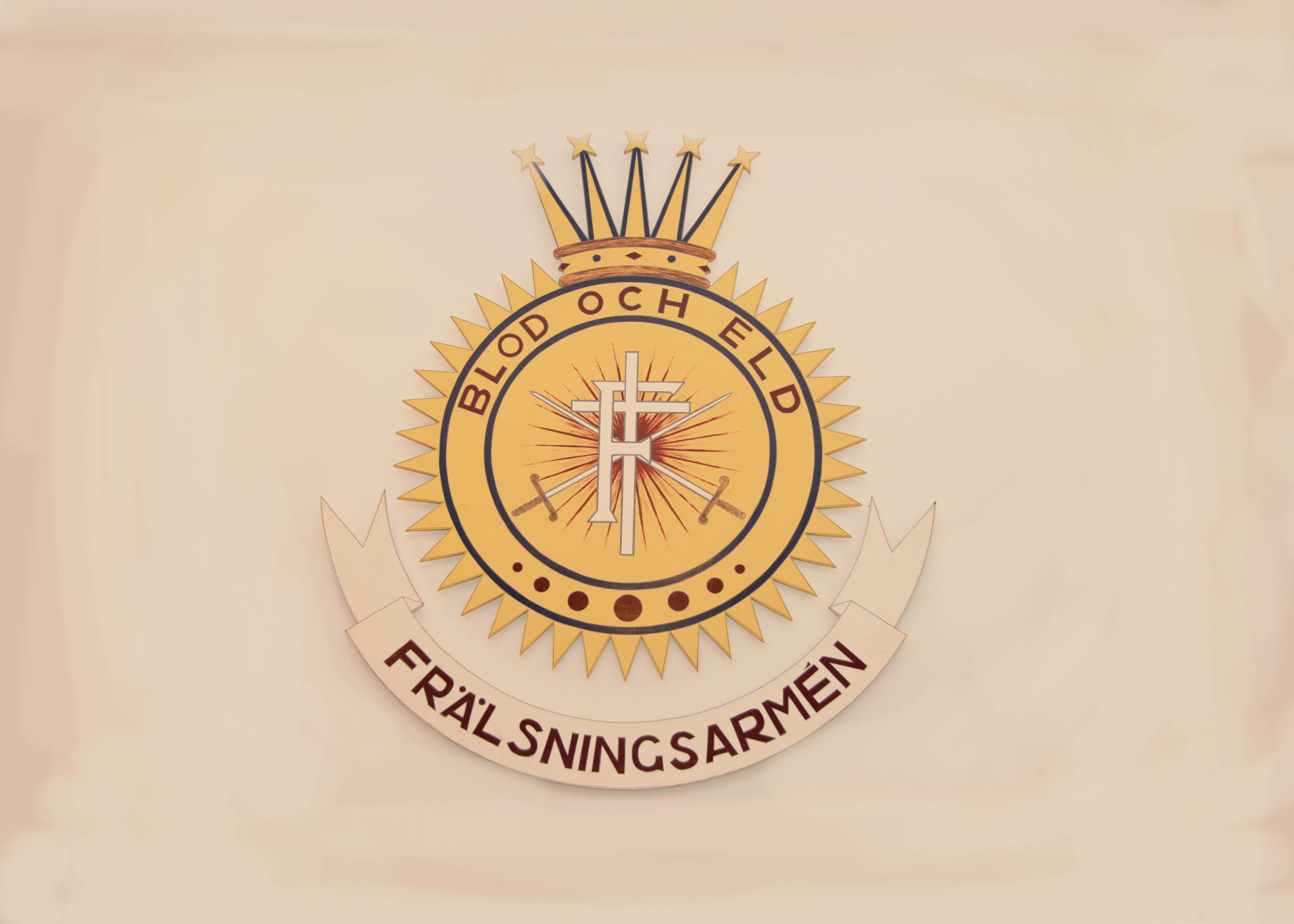 Frälsningsarméns emblem Blod och Eld
