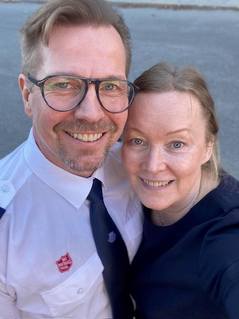 Kårledarna Marjo och Pasi Maikkunen