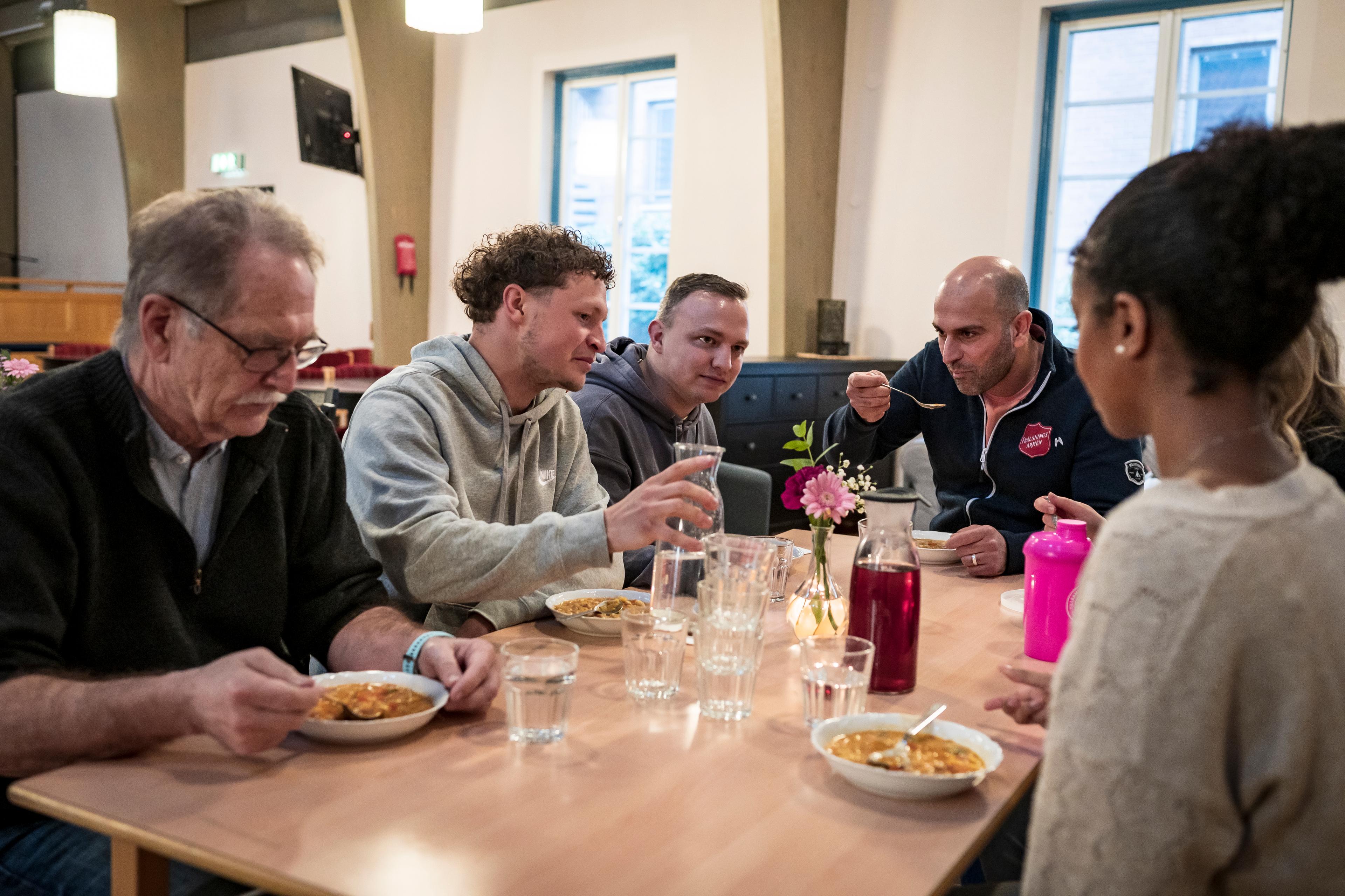 Alphakurs på Centrumkåren – samvaro vid middagsbordet