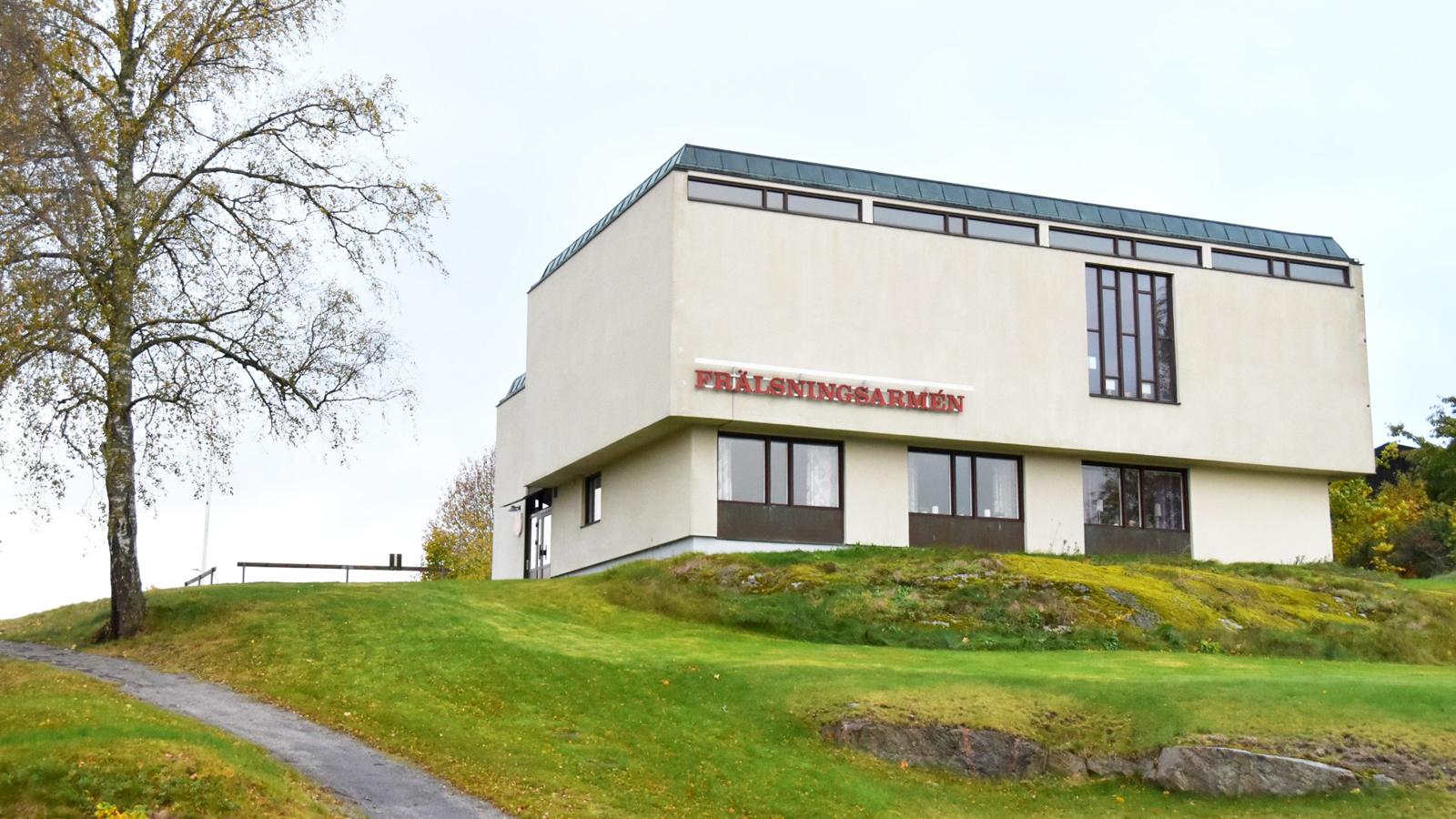 Huset där Frälsningsarmén i Finspång har sin kår.