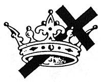 Frälsningsarméns symbol korset och kronan.
