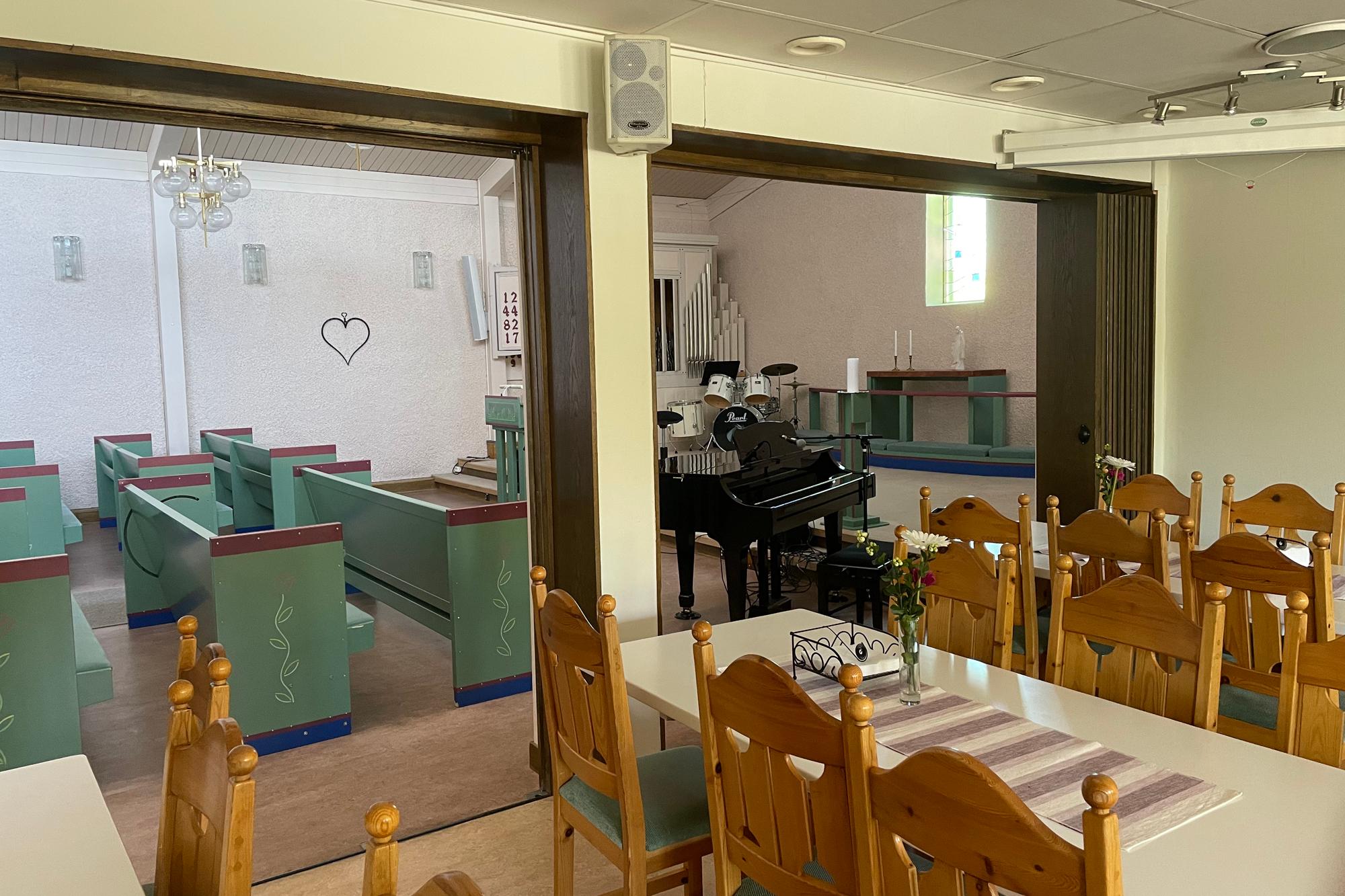 Frälsningsarmén i Skellefteå, Servering och möteslokal