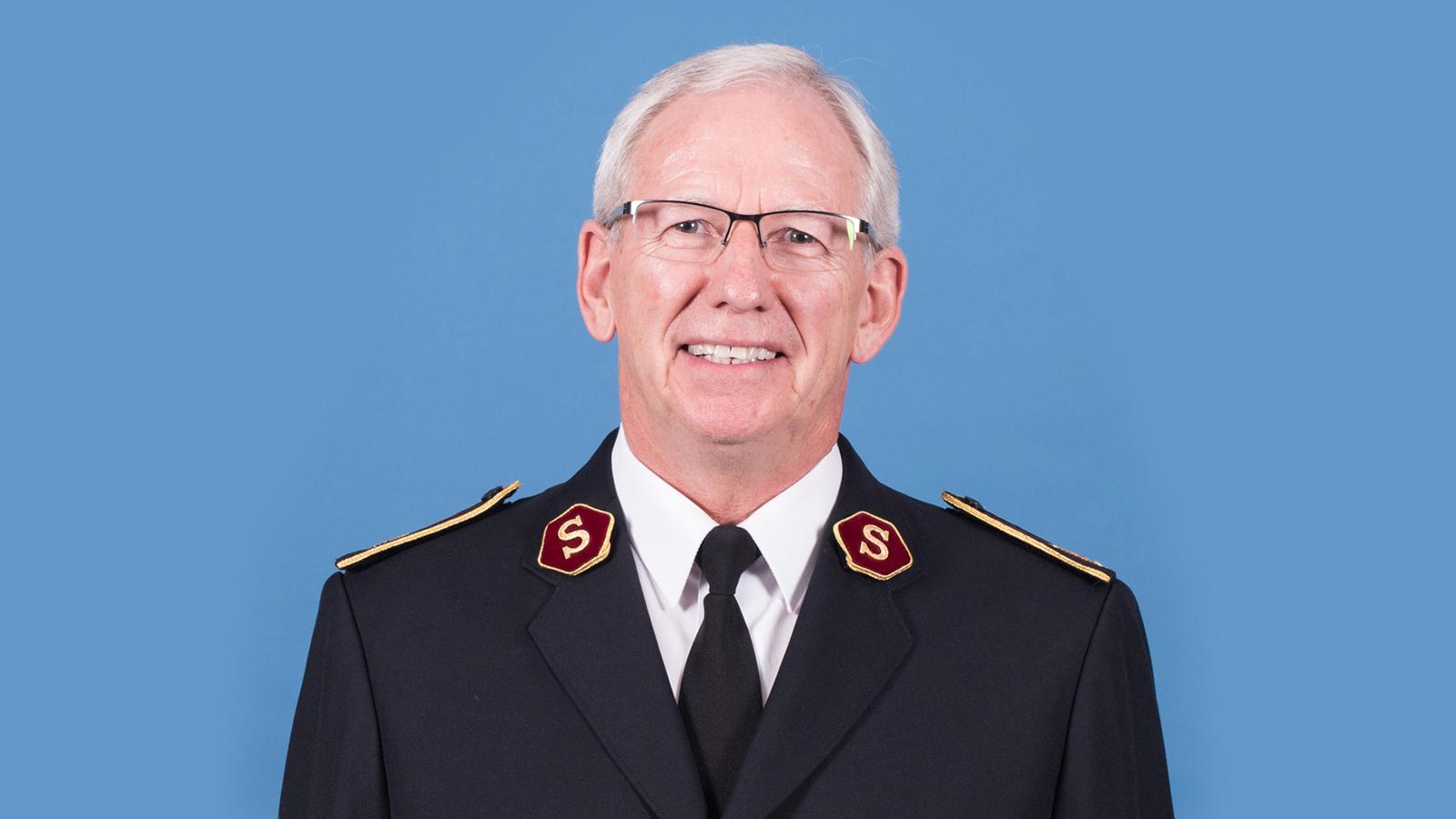 Frälsningsarméns världsledare general Brian Peddle