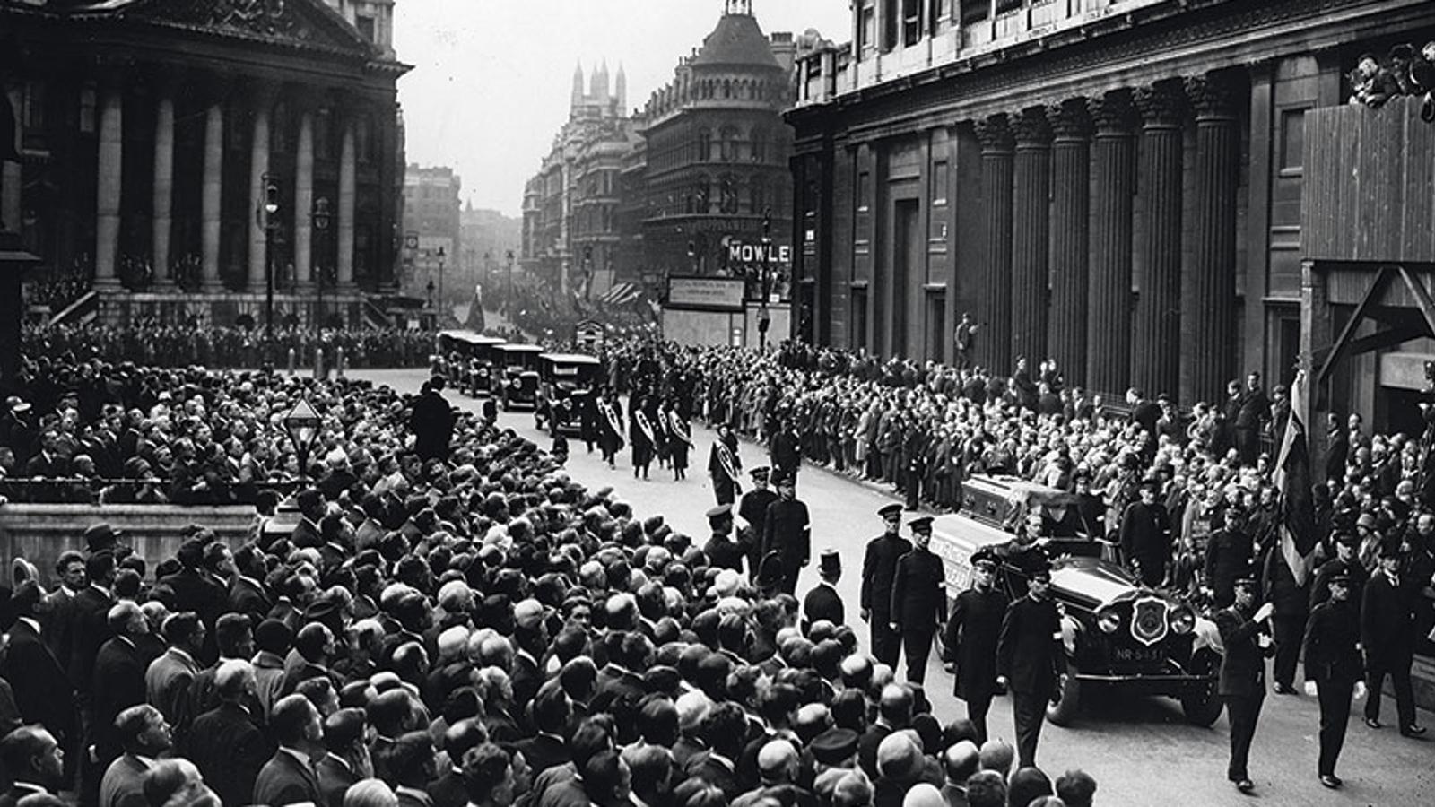 Begravning av general Bramwell Booth, son till William och Catherine Booth år 1929.