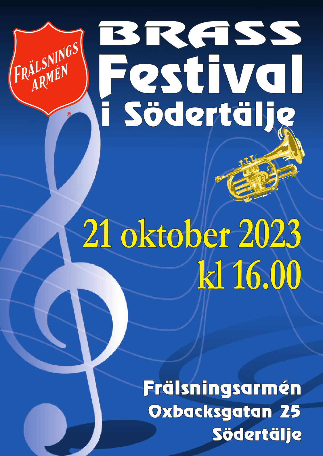 Affisch för Brassfestival 2023