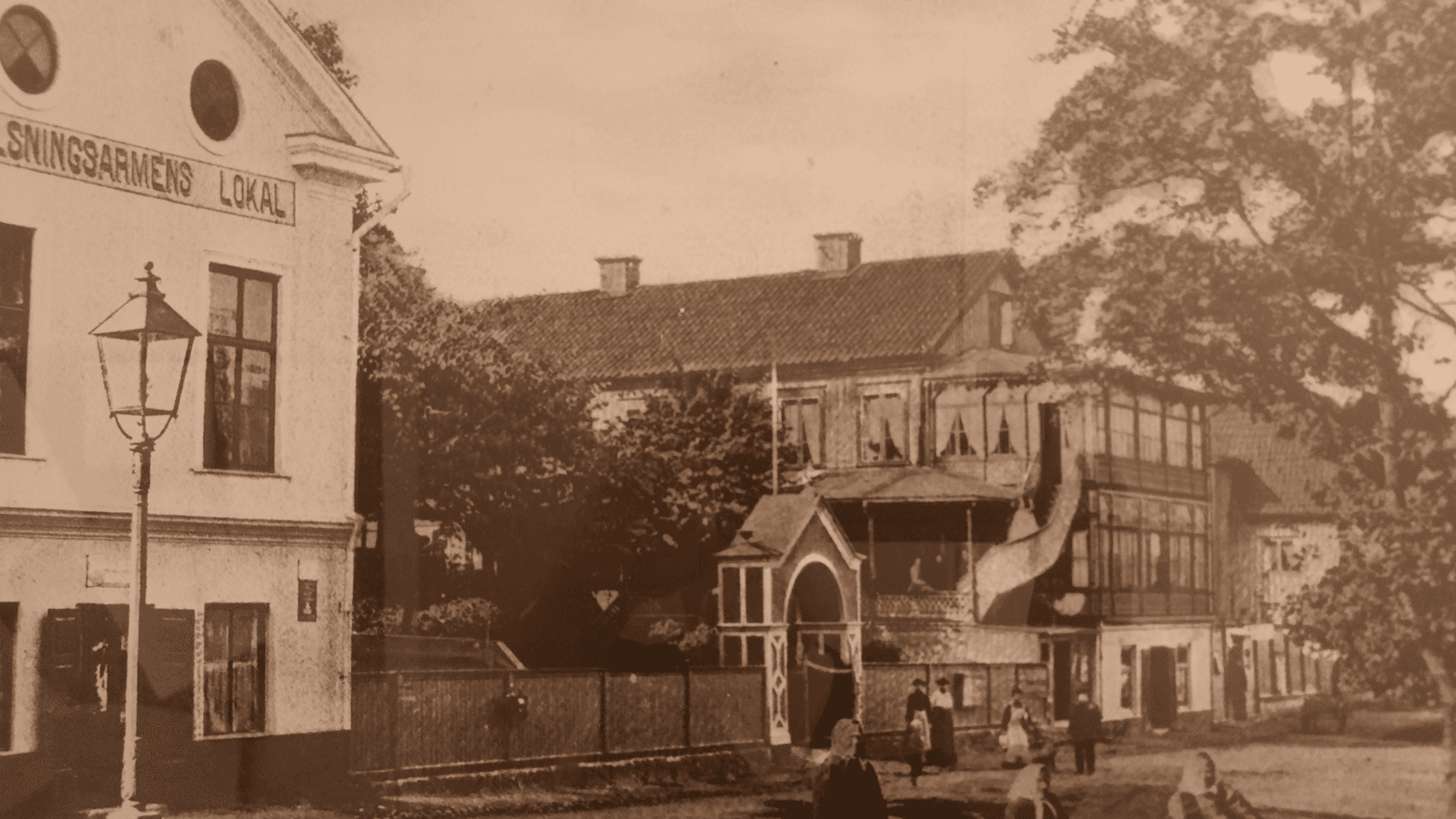 Kårlokalen ”Paradiset” vid Mälarhamnen (numera riven). Kåren flyttade hit 1894