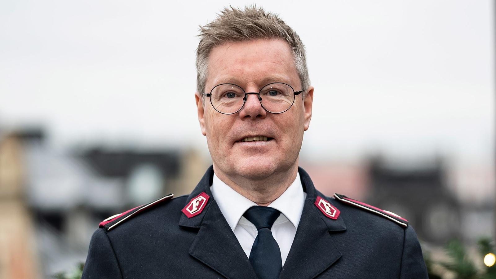 Bo Jeppsson, ledare för Frälsningsarmén i Sverige och Lettland.