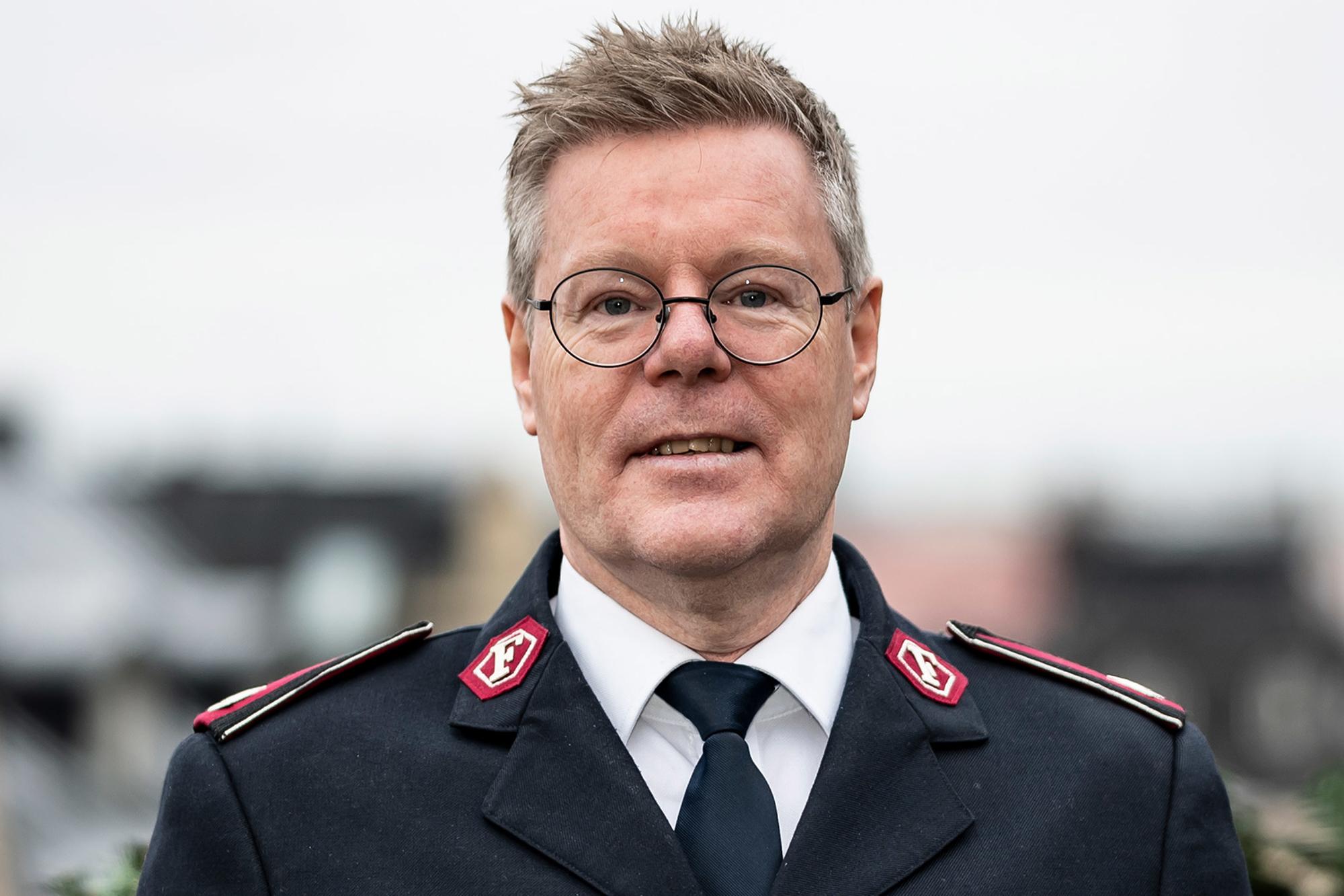 Bo Jeppsson, ledare för Frälsningsarmén i Sverige och Lettland.
